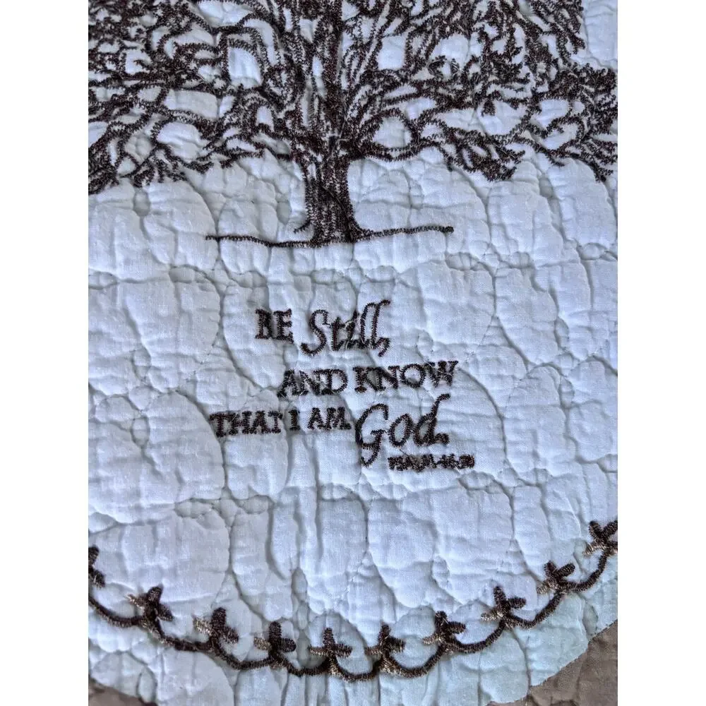 Pre-loved Cracker Barrel Tree Of Life Quilted Wall Hanging